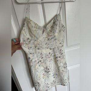 Floral mini dress